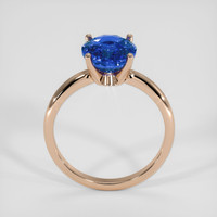 5.06 Ct. Blue Sapphire Ring, 18K Rose Gold 3