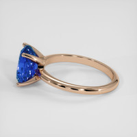 5.06 Ct. Blue Sapphire Ring, 18K Rose Gold 4