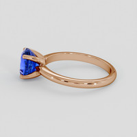 1.97 Ct. Blue Sapphire Ring, 18K Rose Gold 4