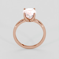 3.59 Ct. Pink Sapphire Ring, 18K Rose Gold 3
