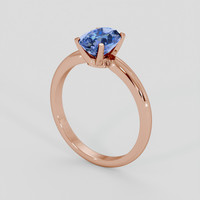 1.44 Ct. Bi Color Sapphire Ring, 18K Rose Gold 2