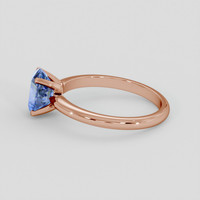1.44 Ct. Bi Color Sapphire Ring, 18K Rose Gold 4