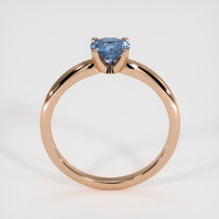 0.74 Ct. Sapphire Ring, 18K Rose Gold 3