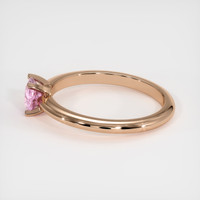0.58 Ct. Pink Sapphire Ring, 18K Rose Gold 4