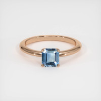 0.96 Ct. Sapphire Ring, 18K Rose Gold 1