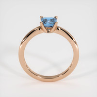 0.96 Ct. Sapphire Ring, 18K Rose Gold 3