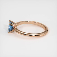 0.96 Ct. Sapphire Ring, 18K Rose Gold 4