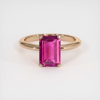 2.04 Ct. Pink Sapphire Ring, 18K Rose Gold 1