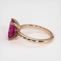 2.04 Ct. Pink Sapphire Ring, 18K Rose Gold 4