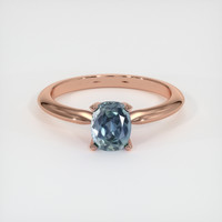 1.05 Ct. Sapphire Ring, 18K Rose Gold 1