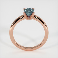 1.05 Ct. Sapphire Ring, 18K Rose Gold 3