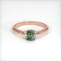 0.97 Ct. Sapphire Ring, 18K Rose Gold 1