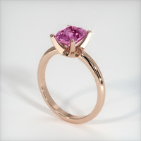 2.33 Ct. Sapphire Ring, 18K Rose Gold 2