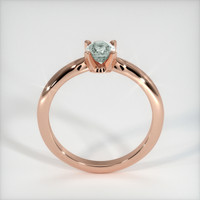 0.67 Ct. Sapphire Ring, 18K Rose Gold 3