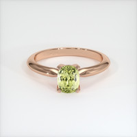 0.76 Ct. Sapphire Ring, 18K Rose Gold 1