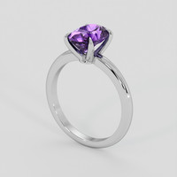 1.64 Ct. Purple Amethyst Ring, Silver 2