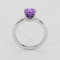 1.64 Ct. Purple Amethyst Ring, Silver 3