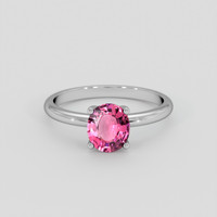 1.45 Ct. Pink Spinel Ring, Silver 1
