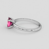 1.45 Ct. Pink Spinel Ring, Silver 4