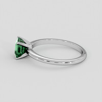 1.06 Ct. Green Tourmaline Ring, Silver 4