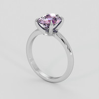 2.20 Ct. Violet Spinel Ring, Silver 2