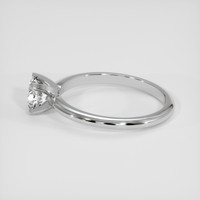0.83 Ct. White Sapphire Ring, Silver 4