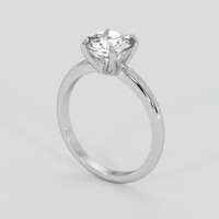 1.54 Ct. White Sapphire Ring, Silver 2
