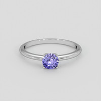 0.82 Ct. Violet Sapphire Ring, Silver 1