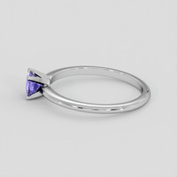 0.82 Ct. Violet Sapphire Ring, Silver 4