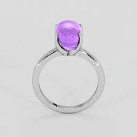 5.42 Ct. Purple Sapphire Ring, Silver 3
