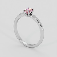0.42 Ct. Bi Color Sapphire Ring, Silver 2