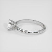 0.94 Ct. White Sapphire Ring, Silver 4