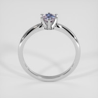 0.49 Ct. Bluish Purple Sapphire Ring, Silver 3