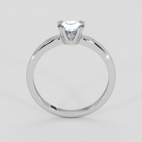 0.69 Ct. Greyish Blue Sapphire Ring, Silver 3