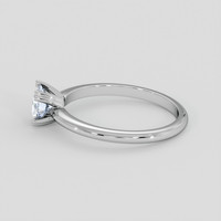 0.69 Ct. Greyish Blue Sapphire Ring, Silver 4