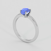 1.73 Ct. Blue Sapphire Ring, Silver 2