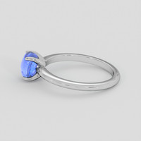 1.73 Ct. Blue Sapphire Ring, Silver 4