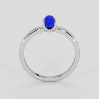 0.97 Ct. Blue Sapphire Ring, Silver 3