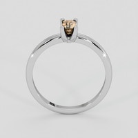0.41 Ct. Brown Sapphire Ring, Silver 3