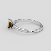 0.41 Ct. Brown Sapphire Ring, Silver 4