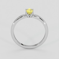 0.53 Ct. Yellow Sapphire Ring, Silver 3
