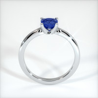 1.08 Ct. Blue Sapphire Ring, 10K White Gold 3