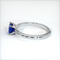 1.08 Ct. Blue Sapphire Ring, 10K White Gold 4