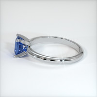 0.77 Ct. Blue Sapphire Ring, 10K White Gold 4