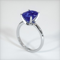 4.52 Ct. Blue Sapphire Ring, 10K White Gold 2