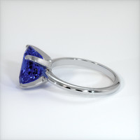 4.52 Ct. Blue Sapphire Ring, 10K White Gold 4