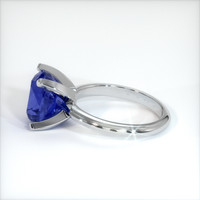 4.35 Ct. Blue Sapphire Ring, 10K White Gold 4