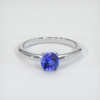 0.94 Ct. Blue Sapphire Ring, 10K White Gold 1