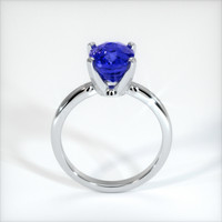 4.07 Ct. Blue Sapphire Ring, 10K White Gold 3