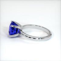 4.07 Ct. Blue Sapphire Ring, 10K White Gold 4